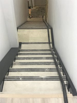 Escalier intérieur – Bibliothèque de Cowansville – Phase 2