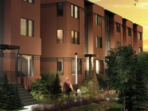 Perron béton préfabriqué : Projet maison de ville SAX