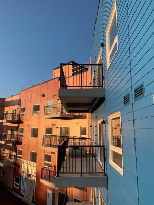 Balcons en béton préfabriqué - Pomerleau