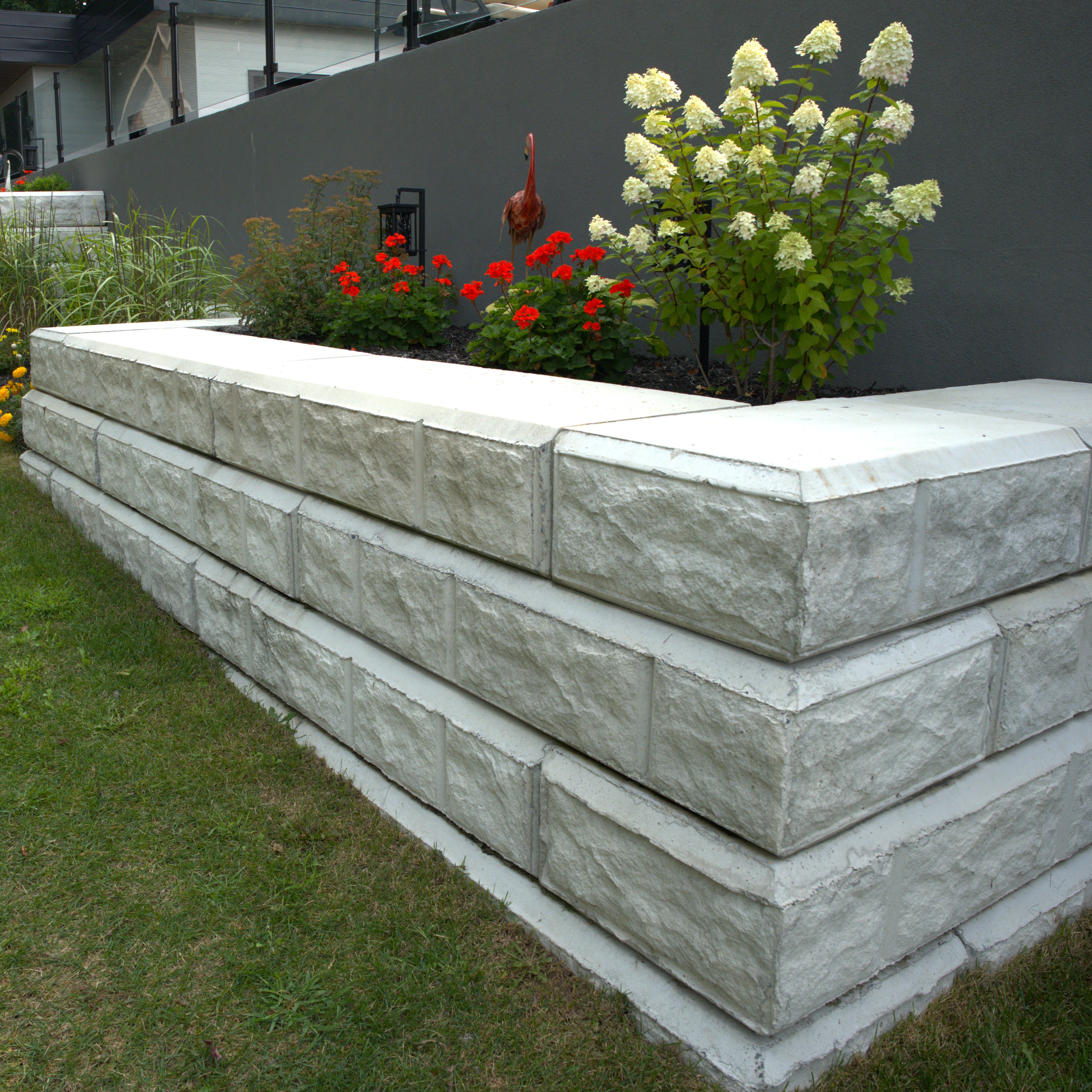 Muret de soutènement - Patio Drummond