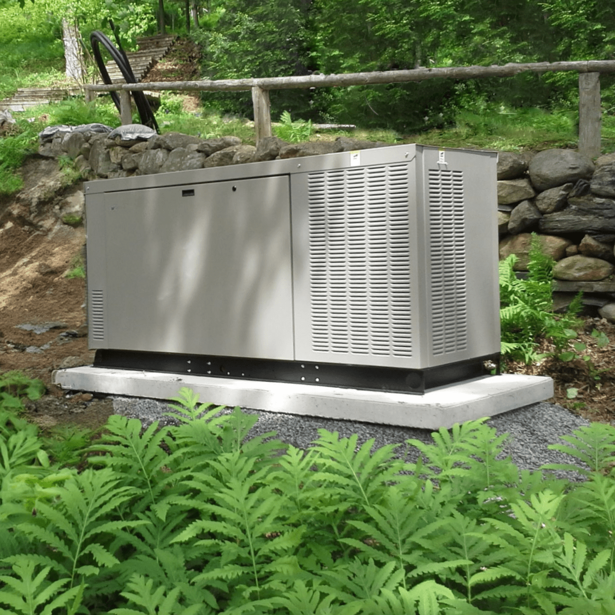 Base pour génératrice en béton préfabriqué Patio Drummond