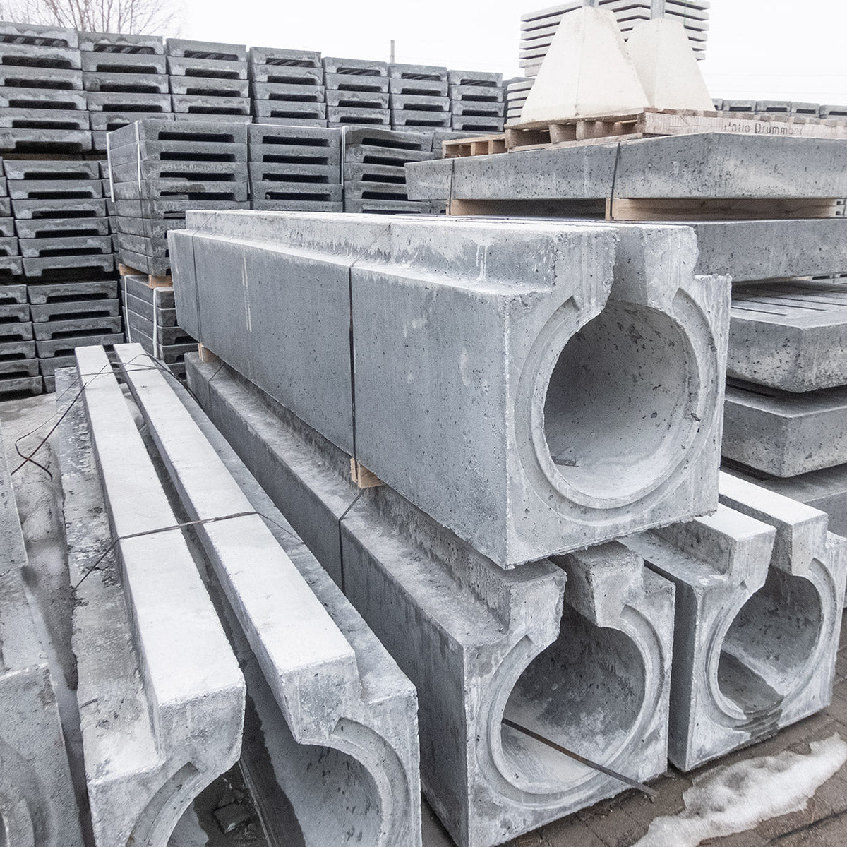 Raclette en béton préfabriqué - Patio Drummond