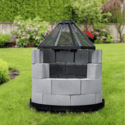 Foyer BBQ rond Patio Drummond