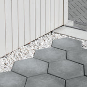 Dalle Hexagone couleur charbon