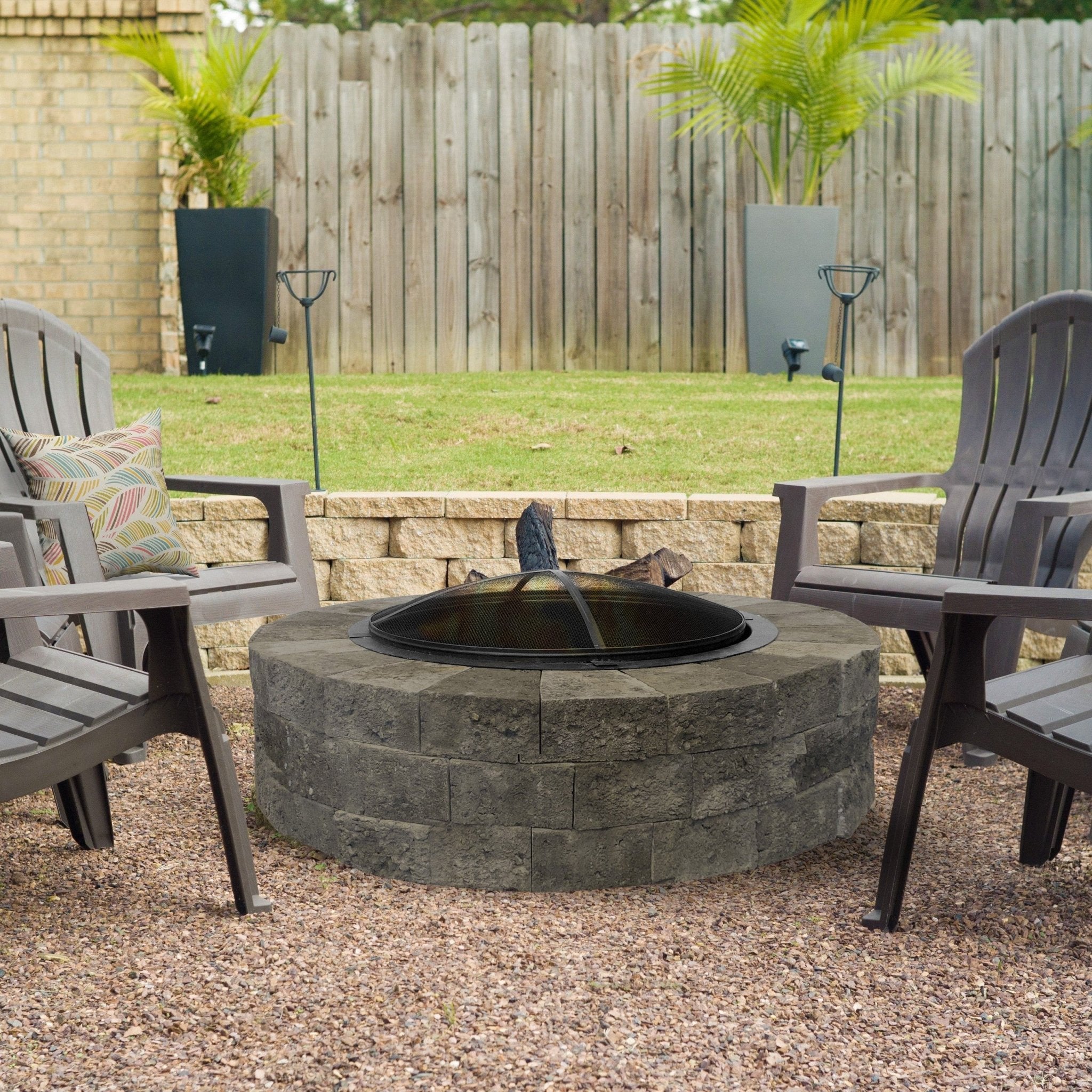 Foyer Rustico Patio Drummond