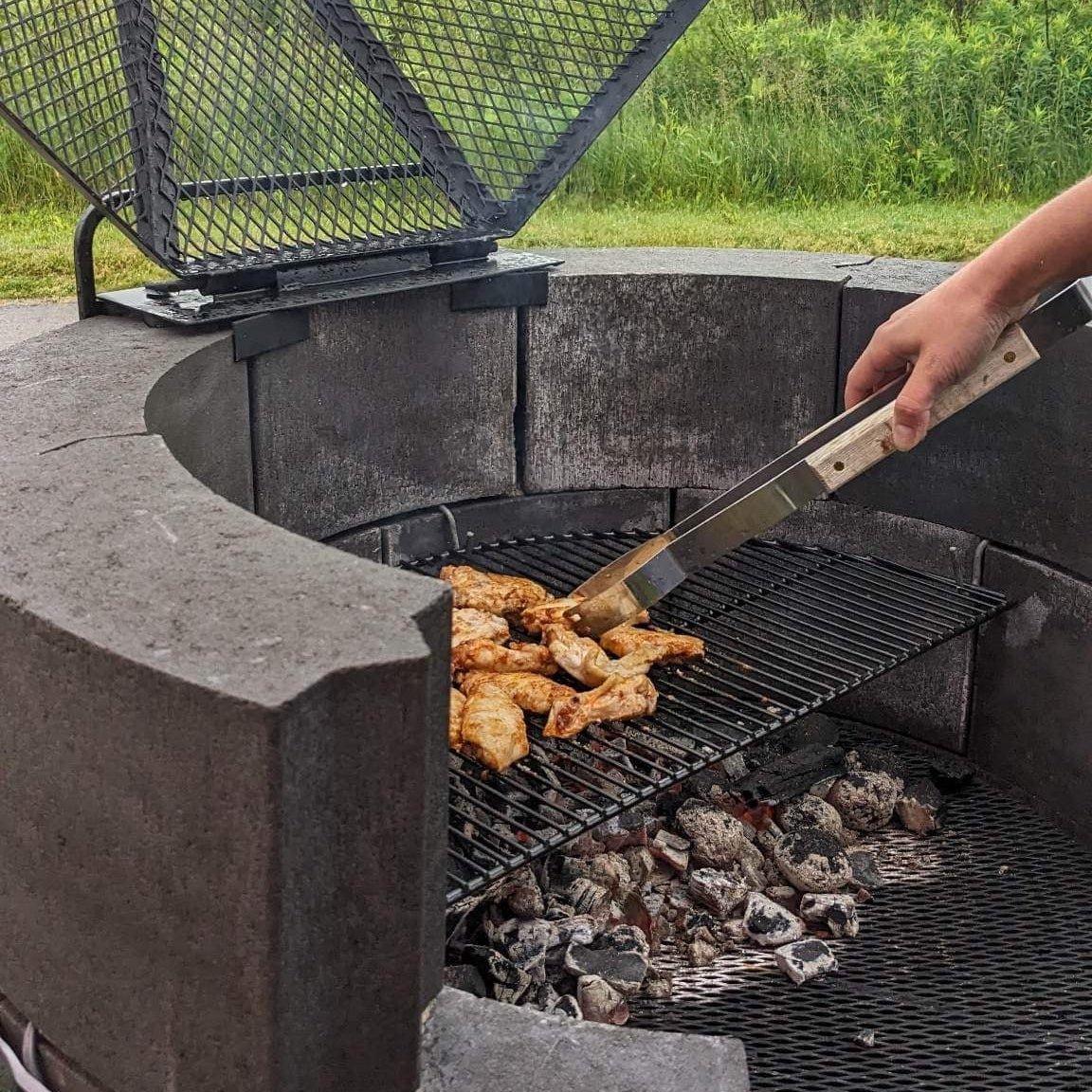 Foyer BBQ rond Patio Drummond