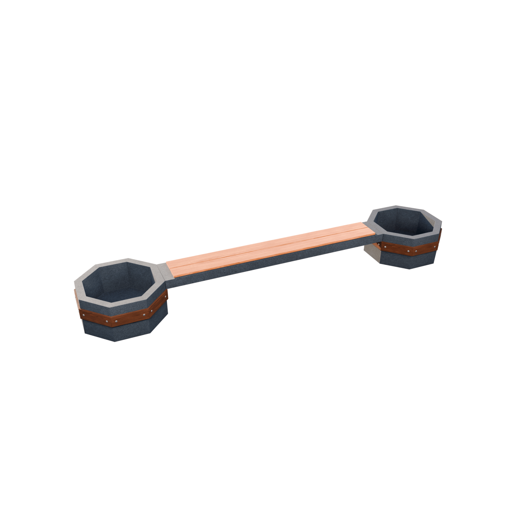 Banc Modula en béton Préfabriqué 