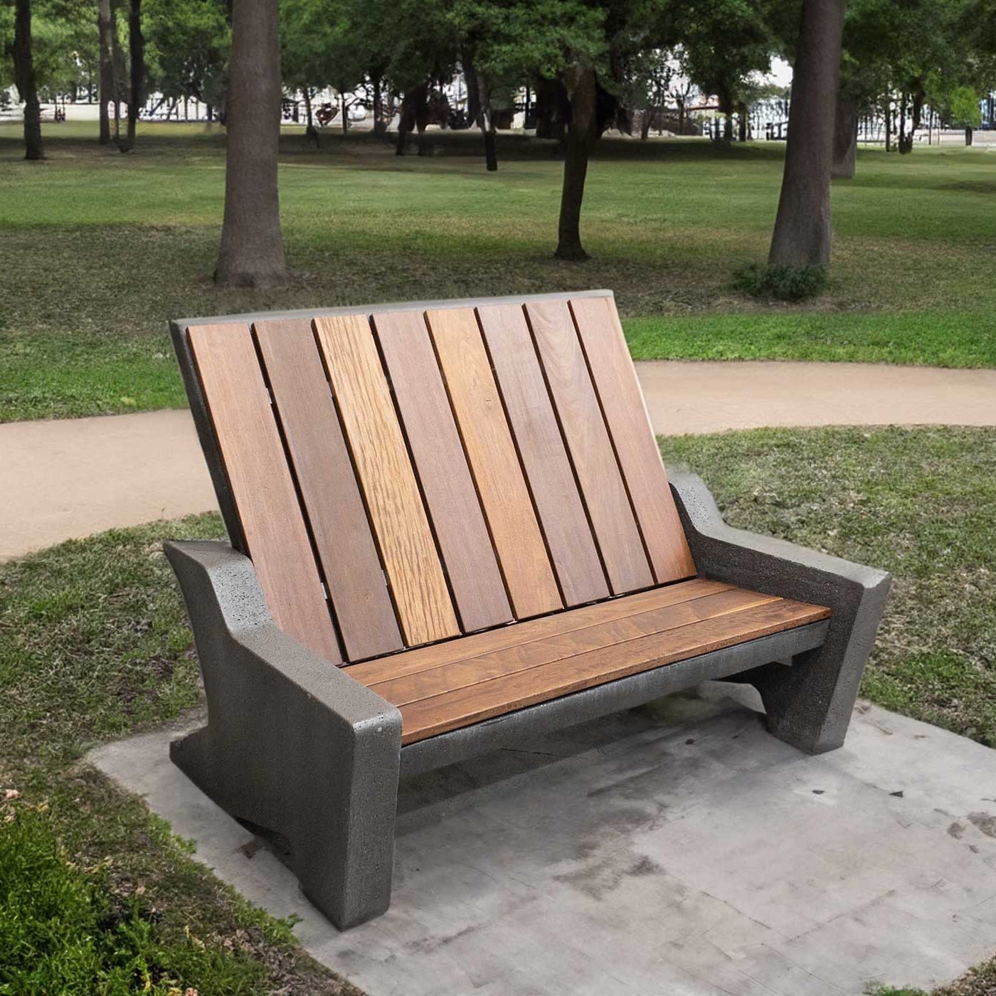 Chaise en béton Lounge XL Patio Drummond