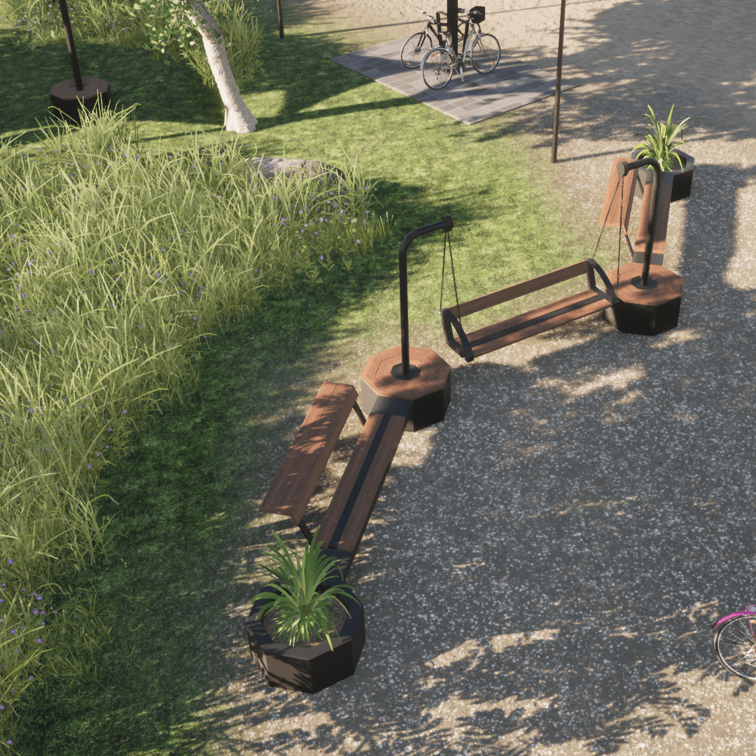 Balançoire Banc Balancia Patio Drummond