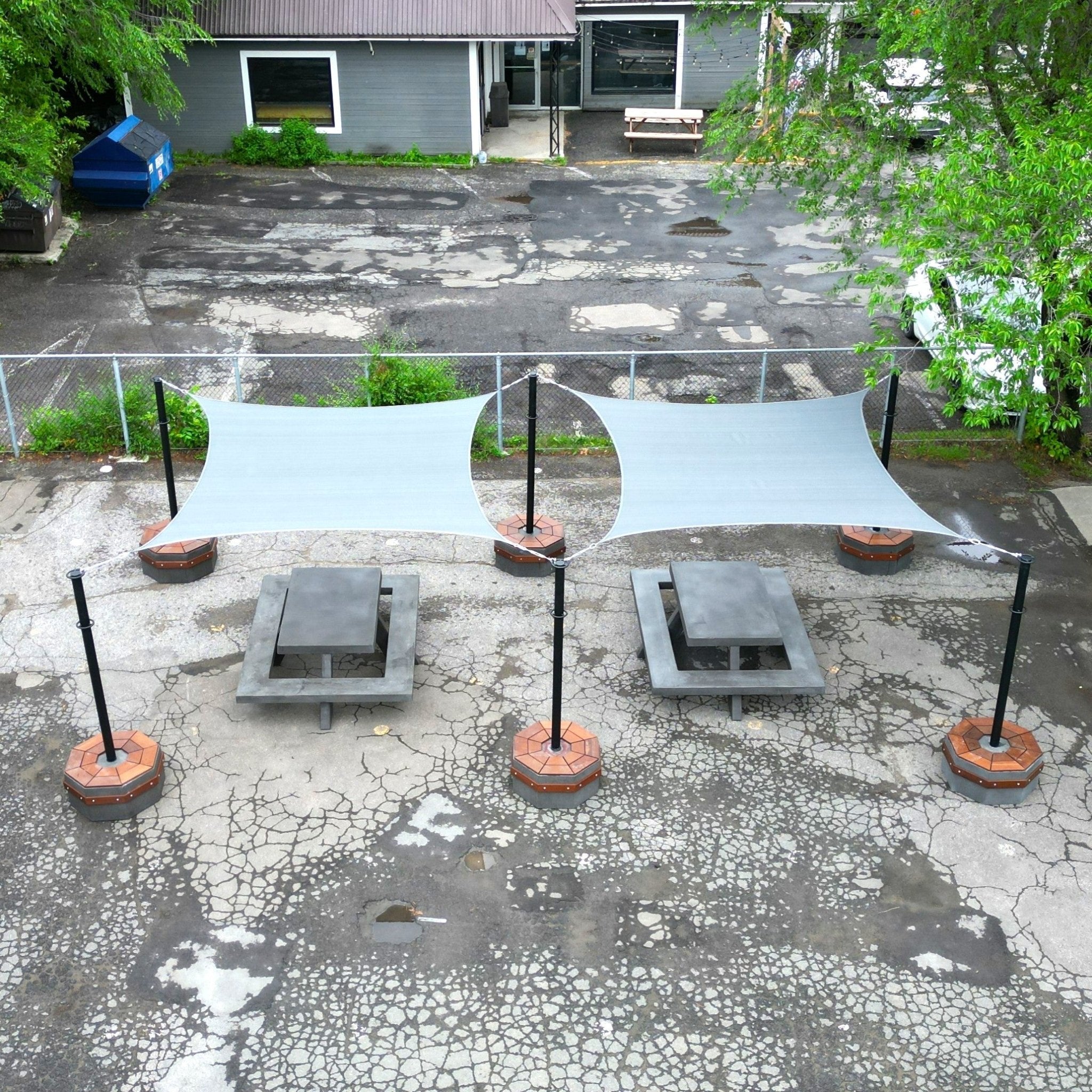 Patio Drummond Banc Octogona