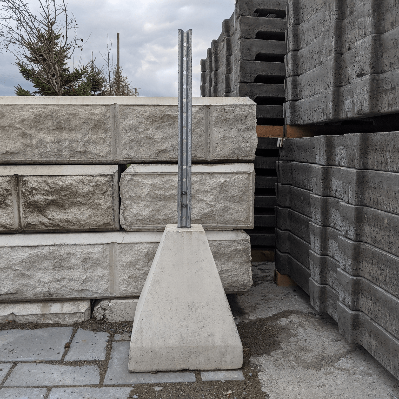 Base de signalisation Patio Drummond