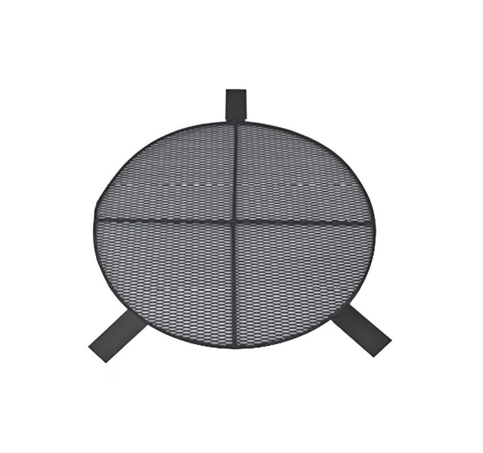 Grille de charbon pour foyer BBQ rond