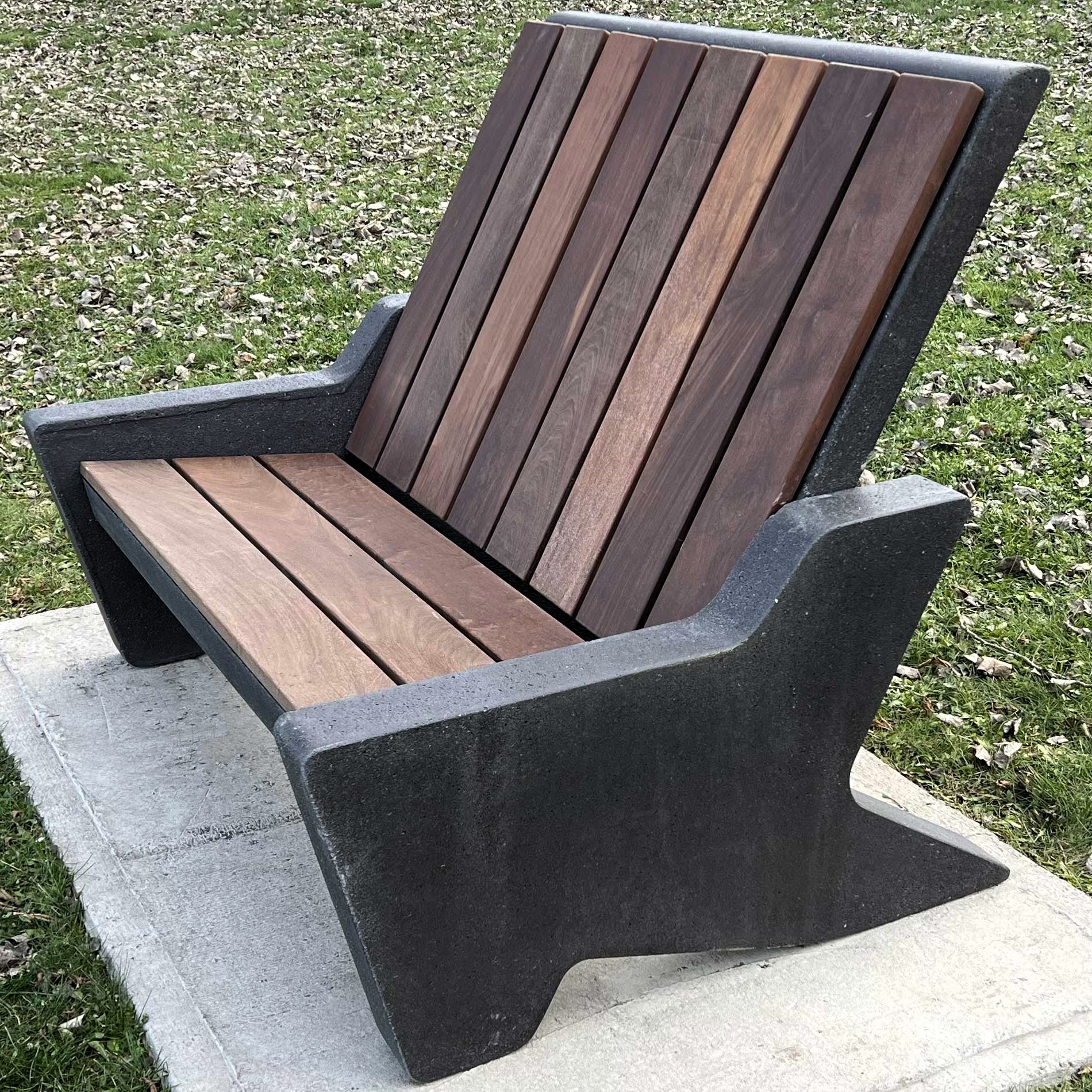 Chaise en béton Lounge XL Patio Drummond