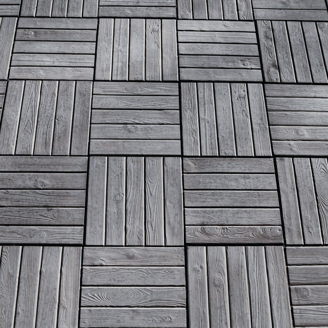 Dalle Rustica Charbon Patio Drummond 