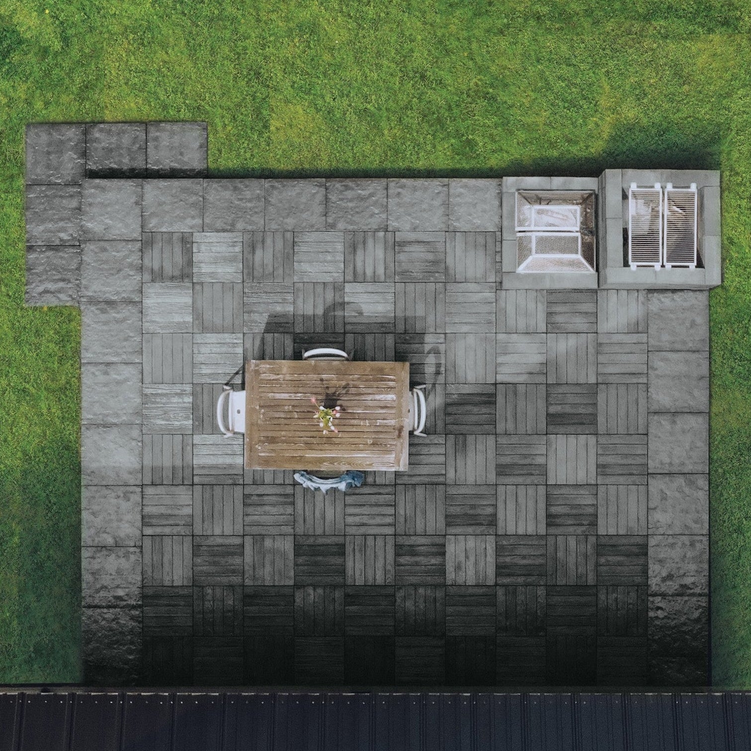 Aménagement paysager Patio Drummond