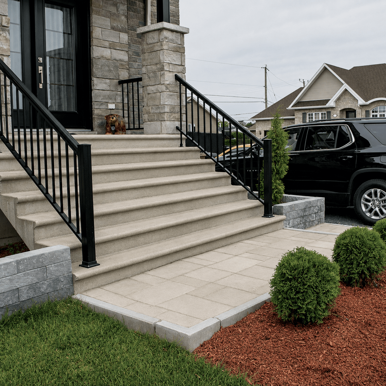 Dalle Urbania Greige Patio Drummond 
