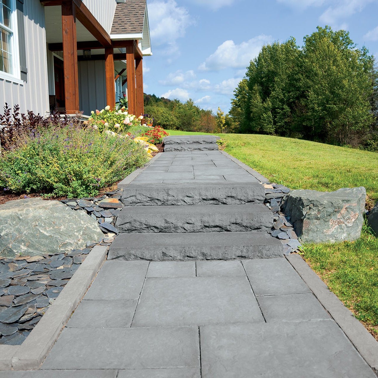 Dalle en béton Ardoise Patio Drummond