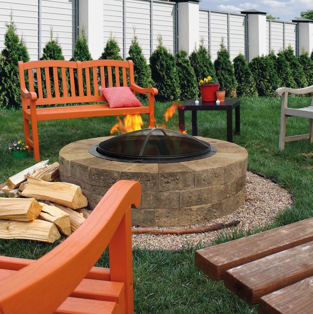 Rustico - Concrete Outdoor Fire Pit Kit | Patio Drummond