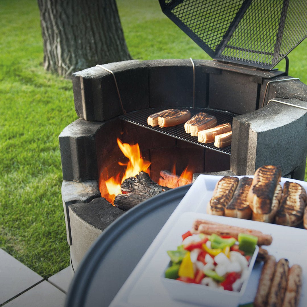 Foyer BBQ rond Patio Drummond