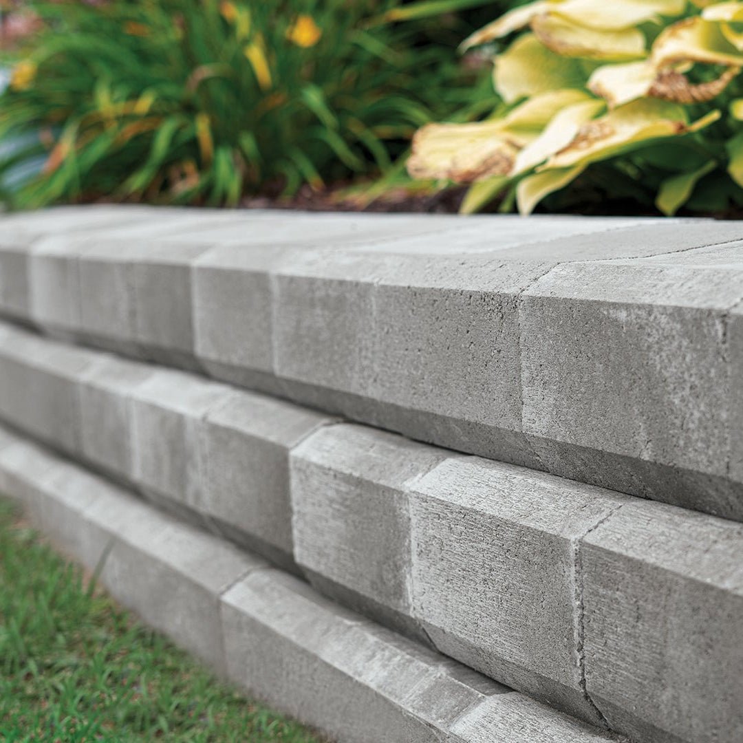 Muret de bloc remblai Patio Drummond