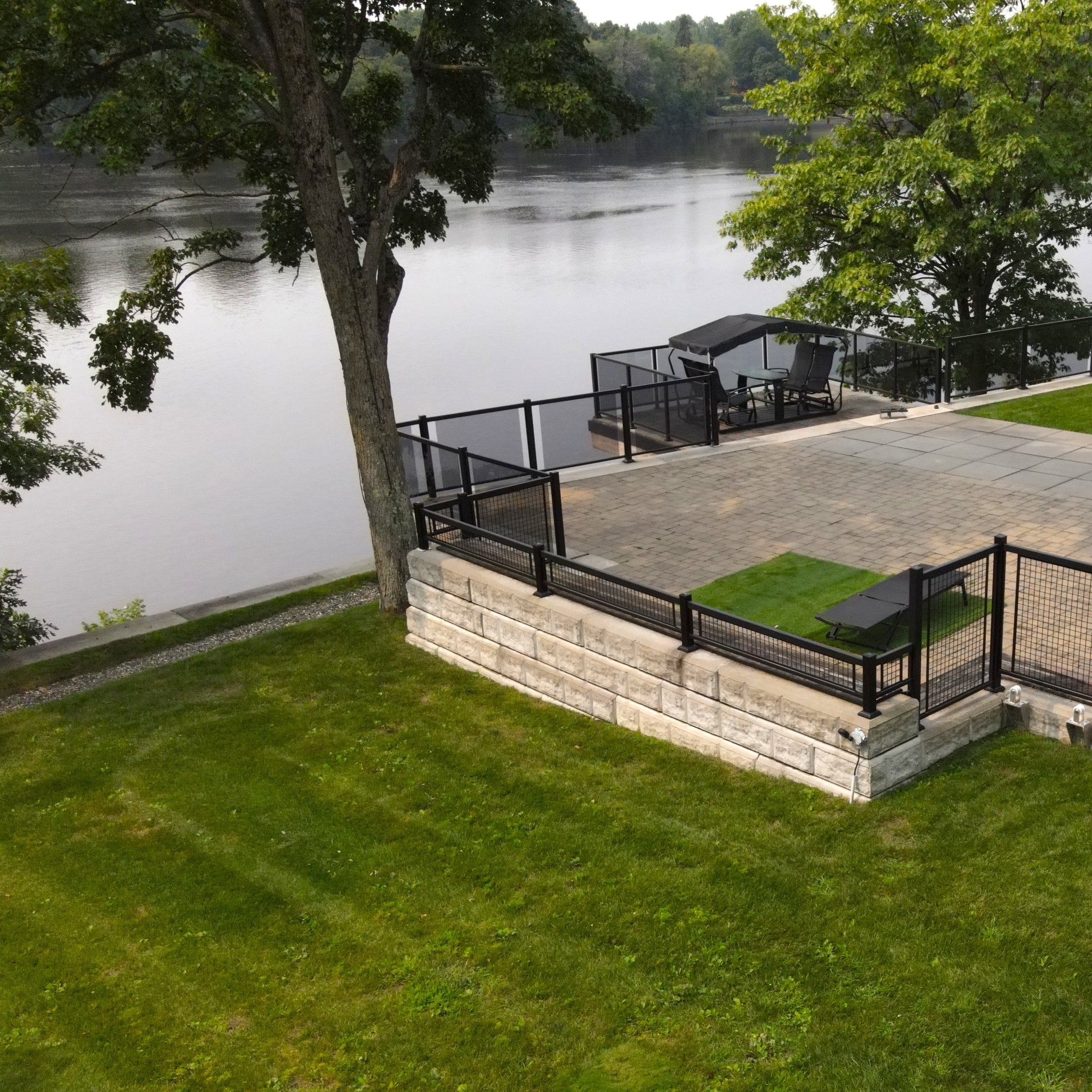 Muret Alto Patio Drummond