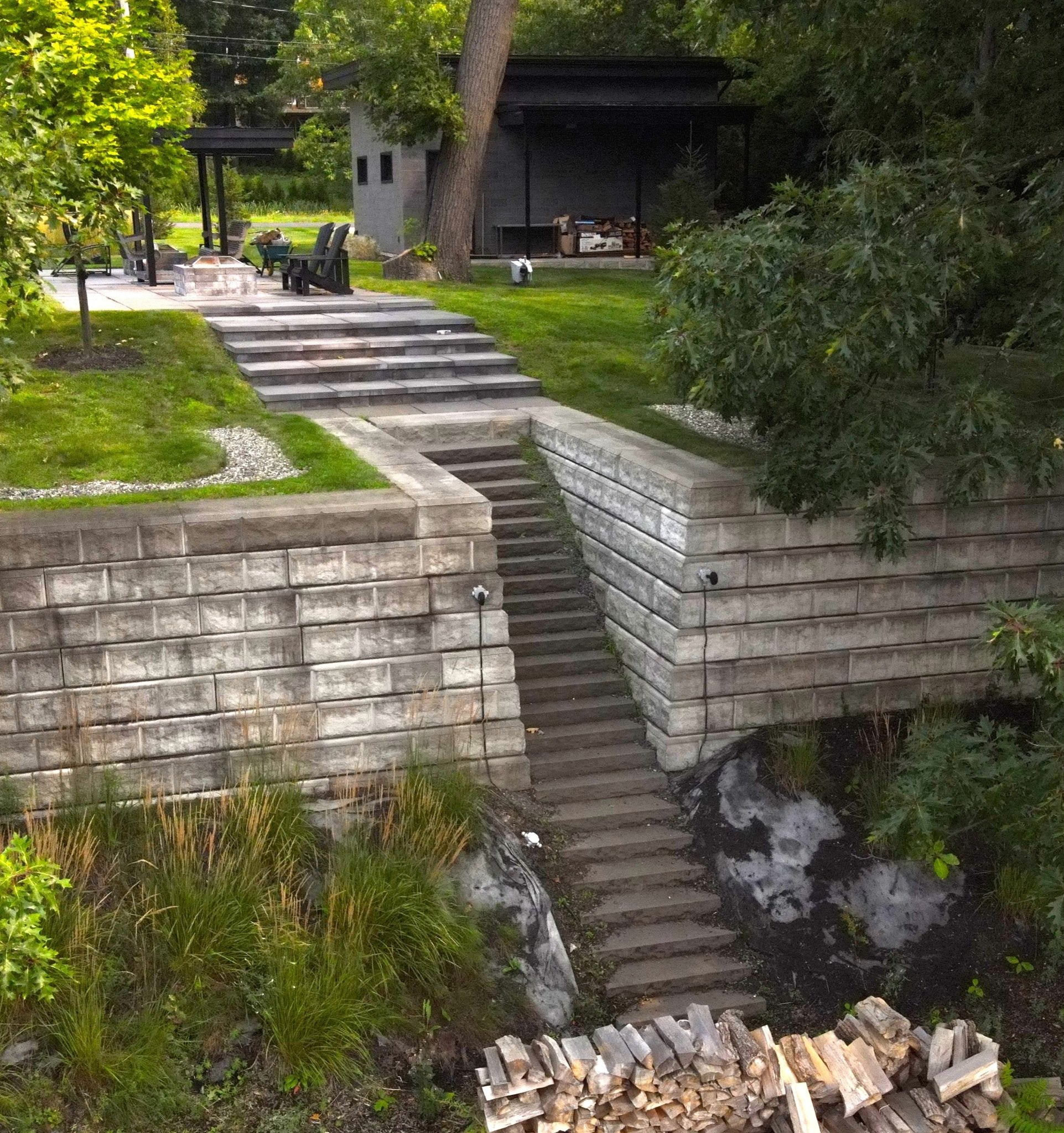 Muret Alto Patio Drummond