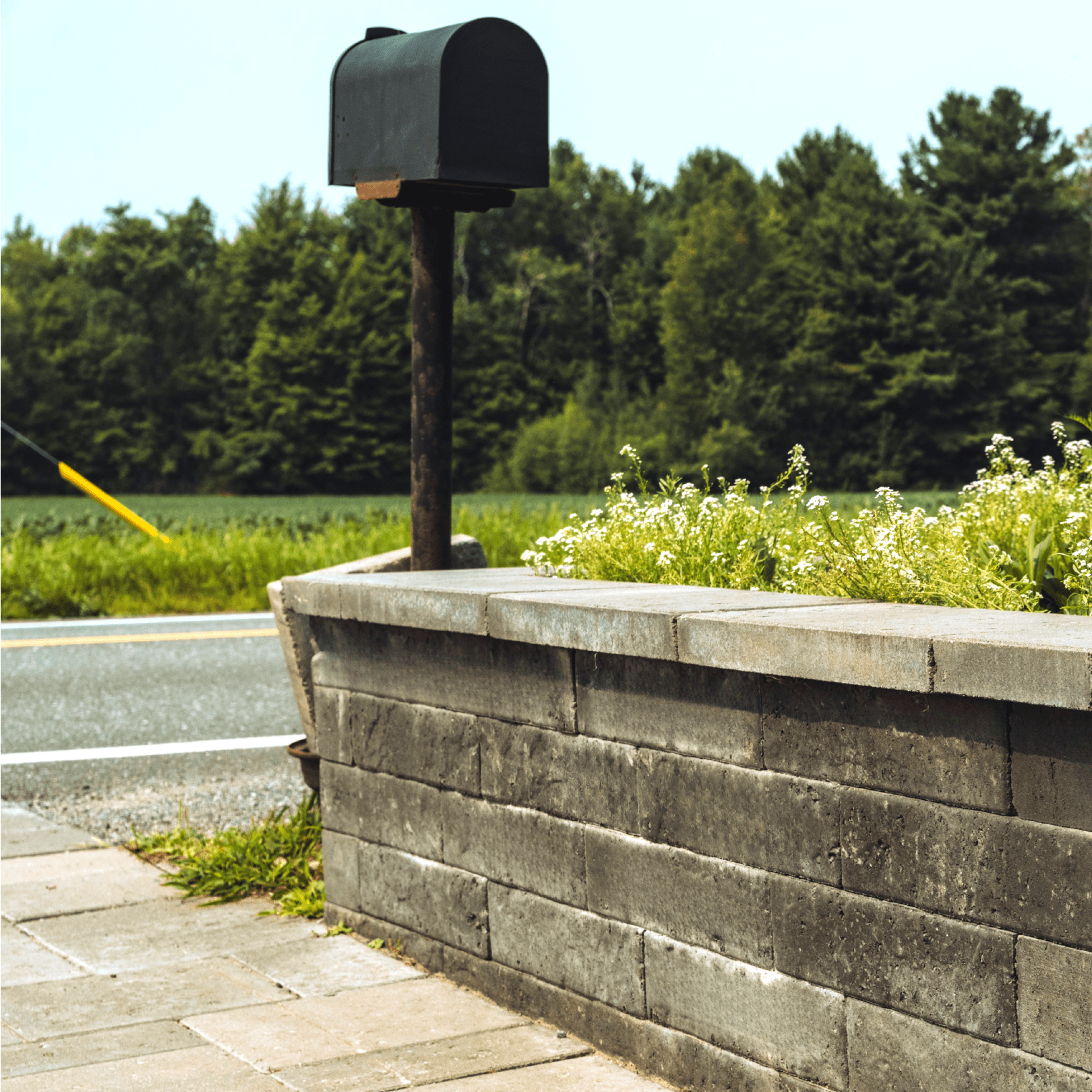 Muret Moderno Patio Drummond