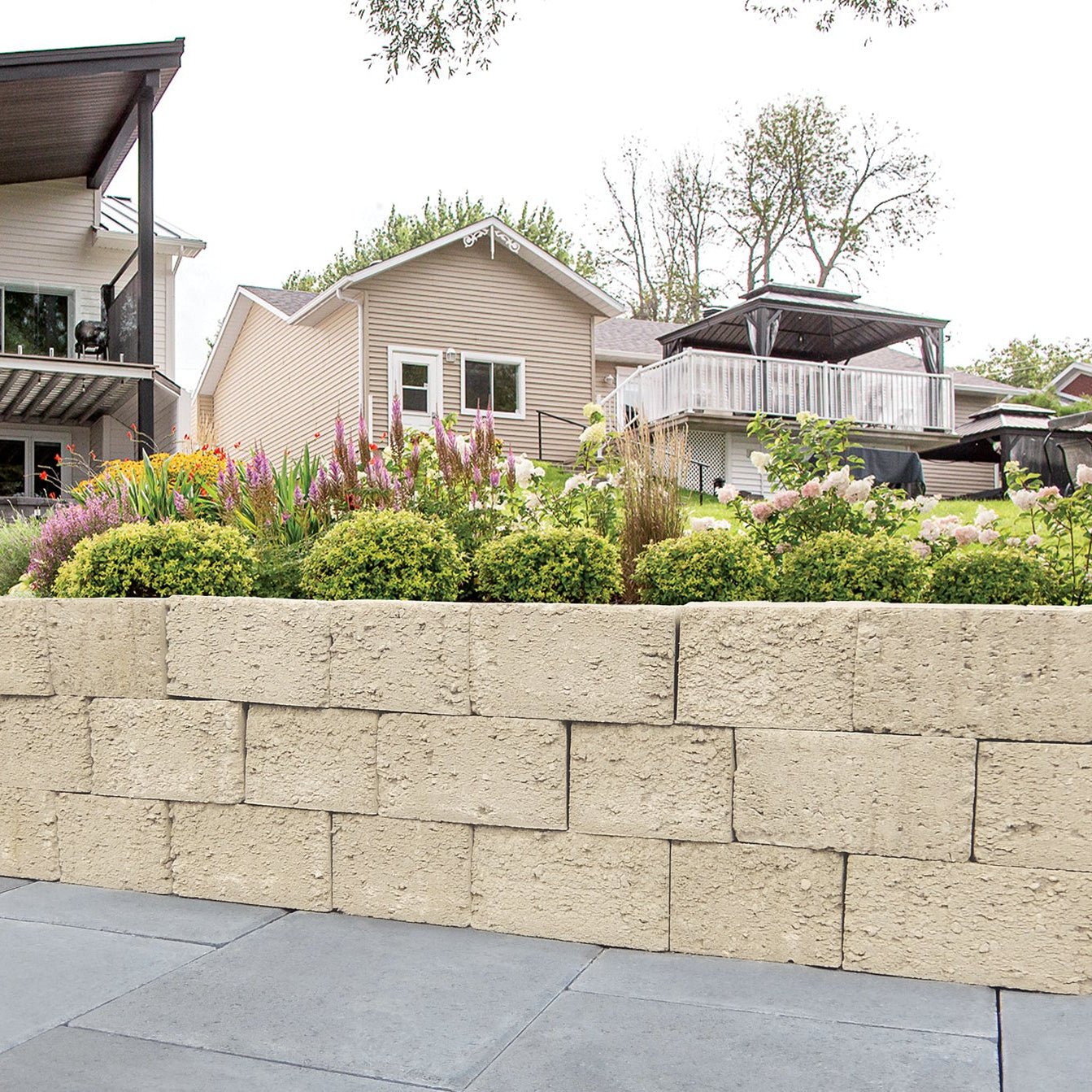 Muret Rustico couleur  greige Patio Drummond