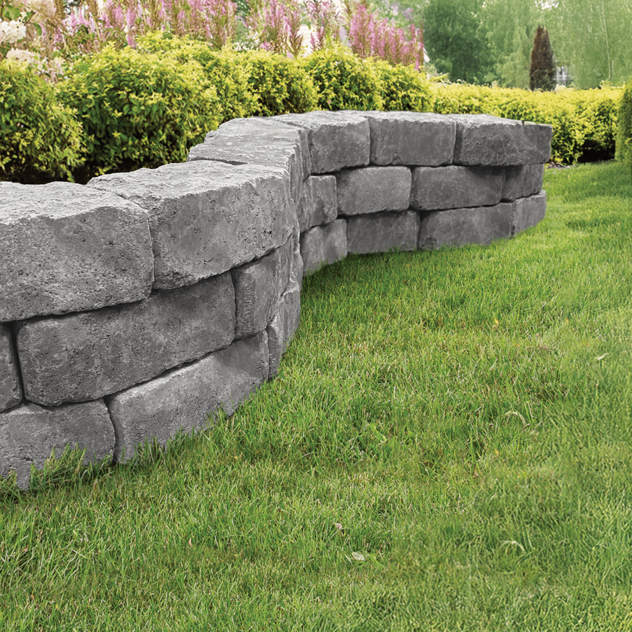 Muret Viva couleur charbon Patio Drummond 