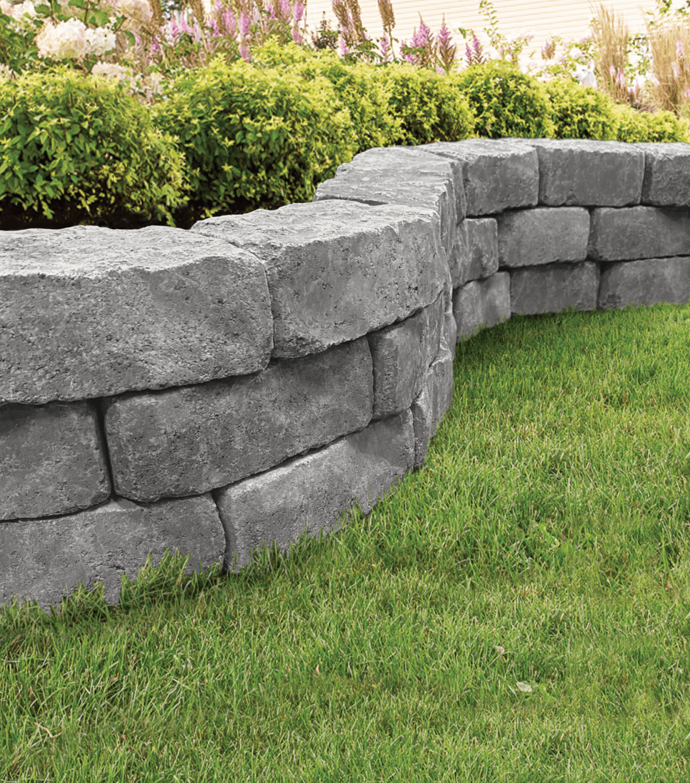 Muret Viva Charbon | Aménagement paysager | Patio Drummond